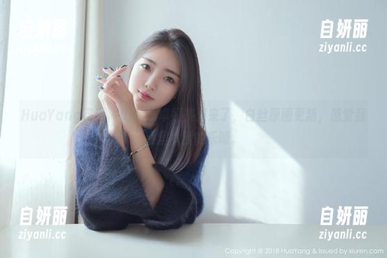 HuaYang花漾 - Cris_卓娅祺又来了，白丝原图更新，感觉我心里默默的乐啊。