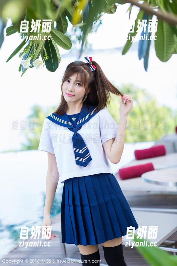 爱蜜社 - 女神蓝夏Akasha：这组写真为何让我不停回头看？
